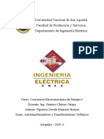 Trabajo 02 – Conversion Electromecanica de Energia 1 - 2020-A