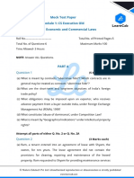 CS Executive Old Paper 3 Economic and Commercial Law QP V0.2