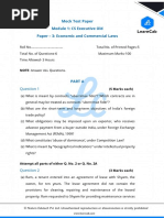 CS Executive Old Paper 3 Economic and Commercial Law QP V0.2