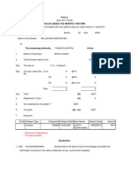 Form L: Reasons For Adjustment For Work Contract