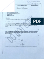 Name D: Kaviya Bhanathi: Electron Diffraction