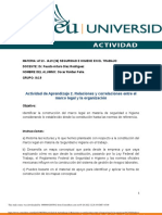 Actividad de Aprendizaje 2. Relaciones y Correlaciones Entre El Marco Legal y La Organizaci N