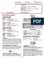 Ebsite Ddress: Mass Schedule - Neshkoro