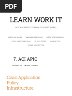 Aci Apic - Learn Work It