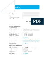 Planilla de Excel