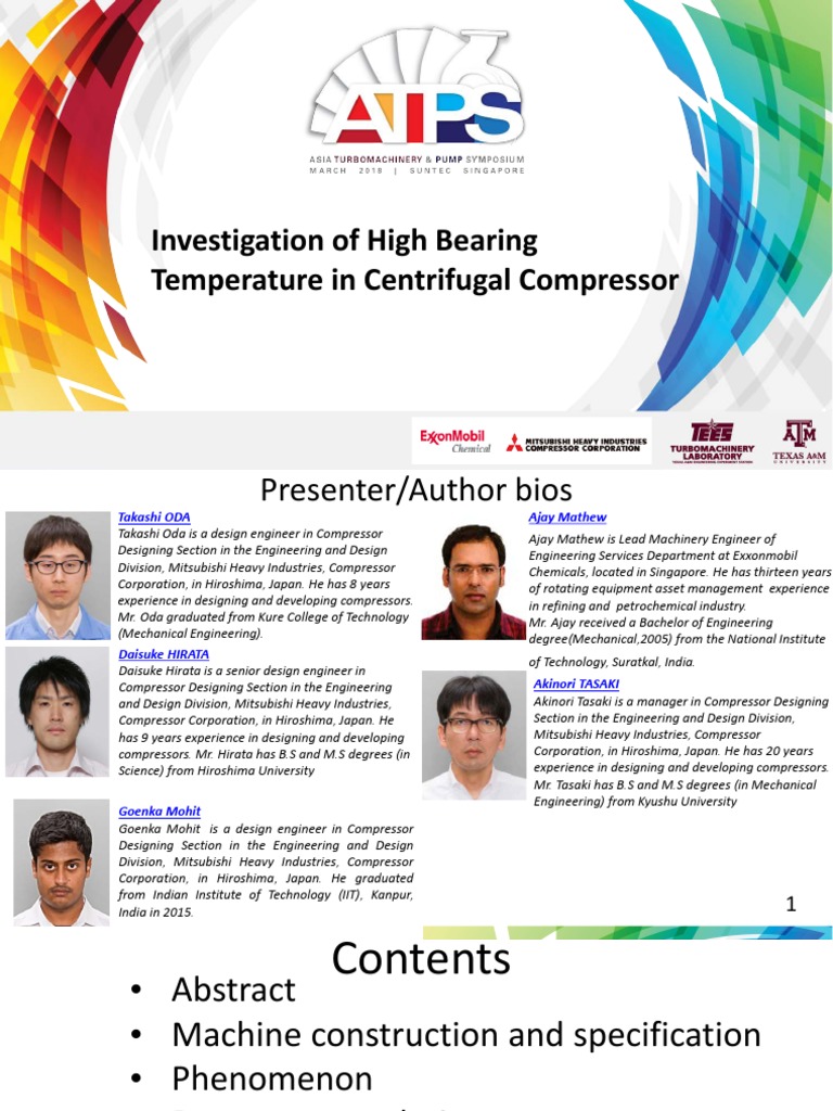 High Bearing Temperature in Centrifugal Compressor 1643568581 PDF
