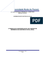 A atuação do assistente social no CRAS