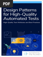 Design Patterns For High-Quality Automated Tests High-Quality Test - Attributes and Best Practices