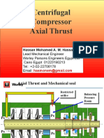 Centrifugal Compressor Axial Thrust: Hassan Mohamed A. M. Hassan
