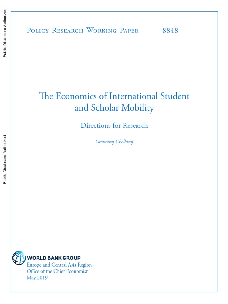 The Economics of International Student and Scholar Mobility | PDF ...