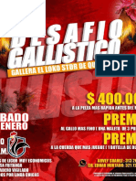 Afiche Gallera 1