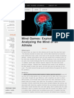 Mind Games: Exploring and Analyzing The Mind of An Athlete: Categories