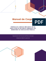 Informe Perfiles de Cargos Direccion de Recursos Humanos Mep