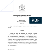 Casación contra condena por fraude bancario