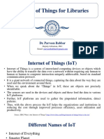 Week 8 - Module 19 - PPT - Internet of Things For Libraries