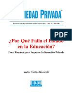 Ile Documento Porque El Estado Falla en La Educacion