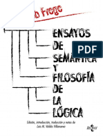 Pdfcoffee.com Frege g Ensayos de Semantica y Filosofia de La Logicapdf 3 PDF Free