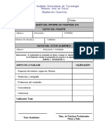 Evaluación Del Informe