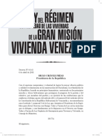 Ley Del Régimen de Propiedad de Las Viviendas de La GMVV Garantiza La Propiedad