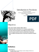 Introduction To Psychosis