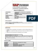 Trabajo Acadèmico de Operaciones Unitarias 2022