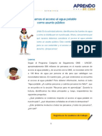 Justificamos El Acceso Al Agua Potable 4° - Pag. 1 - 8