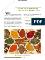 Unit Spices, Food Additives and Food Adulteration: WWW - Tntextbooks.in