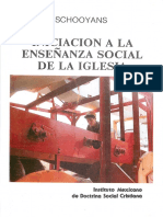 Iniciación A La Enseñanza Social de La Iglesia - Michel Schooyans - 1993 - 71 Págs
