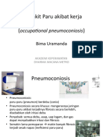 Penyakit Paru akibat kerja (occupational pneumoconiosis