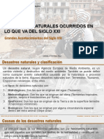 Desastres Naturales XXI - CEF - Mayo2022 - Prof Rojas Richard
