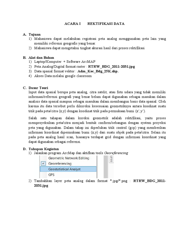 01 Rektifikasi Data | PDF