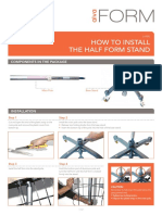 How To Install The Half Form Stand: Components in The Package