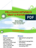 Pelayanan Informasi Obat & Konseling