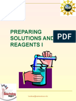 Preparing Solutions and Reagents I: Lseidman@matcmadison - Edu