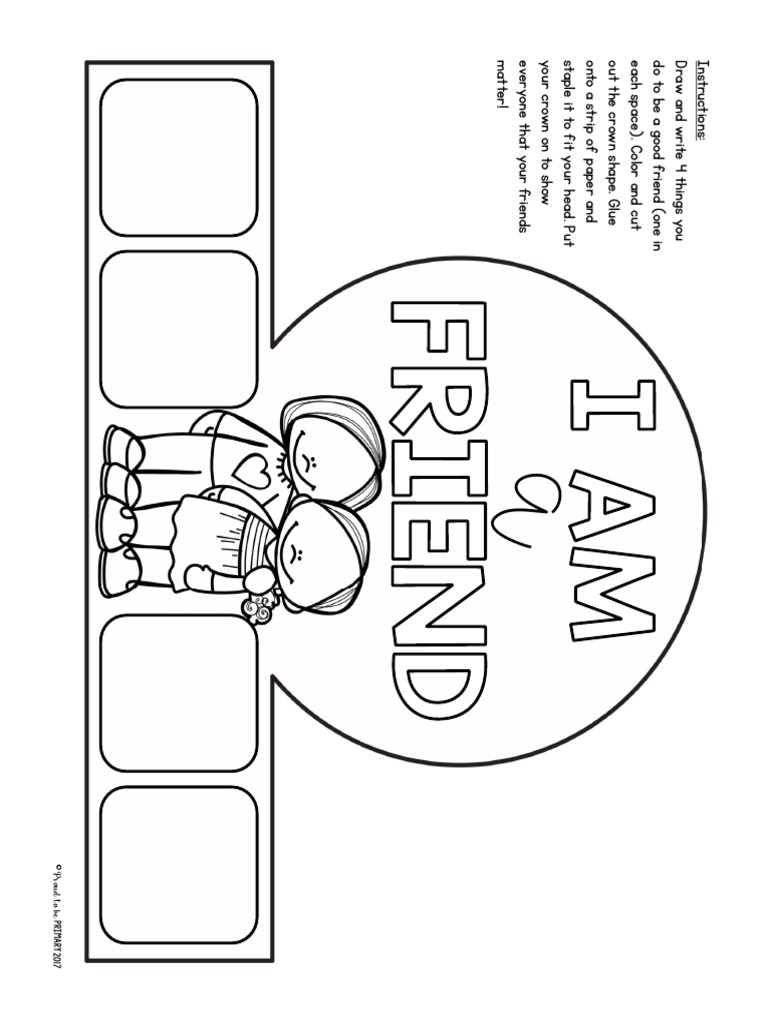 I Am A Good Friend Crown | PDF