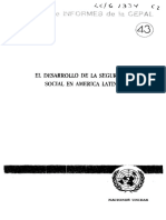 Naciones Unidas. (1985). El desarrollo de la seguridad social en América Latina