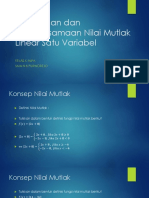 Review Persamaan Dan Pertidaksamaan Nilai Mutlak Linear Satu Variabel 1