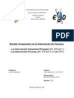 Estudio Comparativo Intervención de Terceros