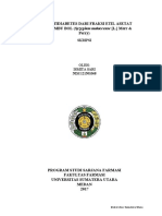 Uji Antidiabetes Dari Fraksi Etil Asetat DAUN JAMBU BOL (Syzygium Malaccense (L.) Merr & Perry)