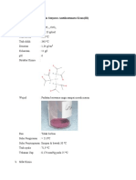 Sifat Kimia Senyawa Asetilasetonato Krom(III