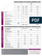 Horarios