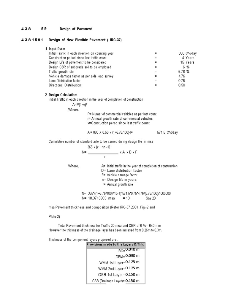Flexible Pavement Design Guidelines | PDF | Concrete | Road Surface