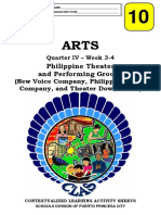 Arts10 - q4 - CLAS3 - Week 3 4 Philippine Theater - v4 Eva Joyce Presto