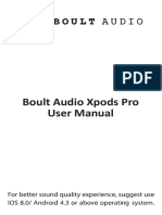 Boult Audio Xpods Pro User Manual