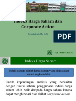 6. INDEKS HARGA SAHAM  CORPORATE ACTION