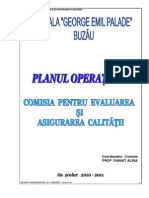 Plan Operational CEAC 2010 - 2011