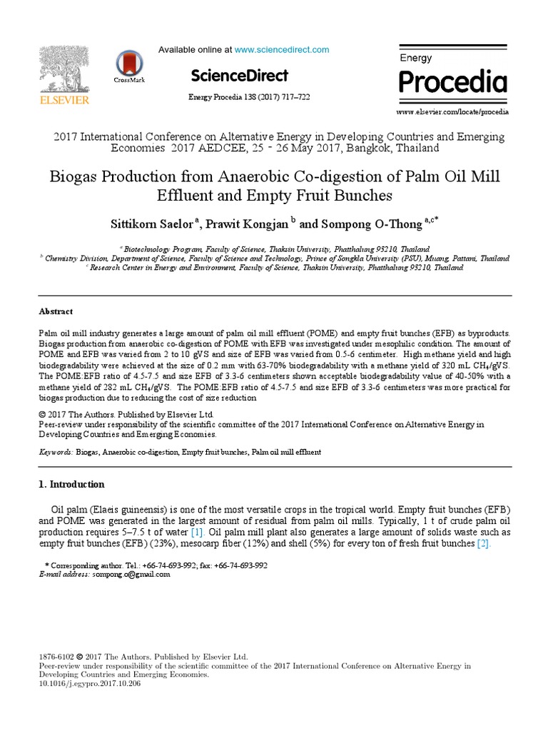 Sciencedirect Sciencedirect Sciencedirect PDF Anaerobic Digestion