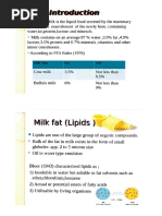 Milk Fat (Lipids) : Minor Constituents