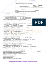 11th Chemistry EM - Public Exam 2022 - Model Question Paper - English Medium PDF Download
