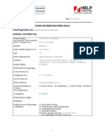 Client Information Form - Adult